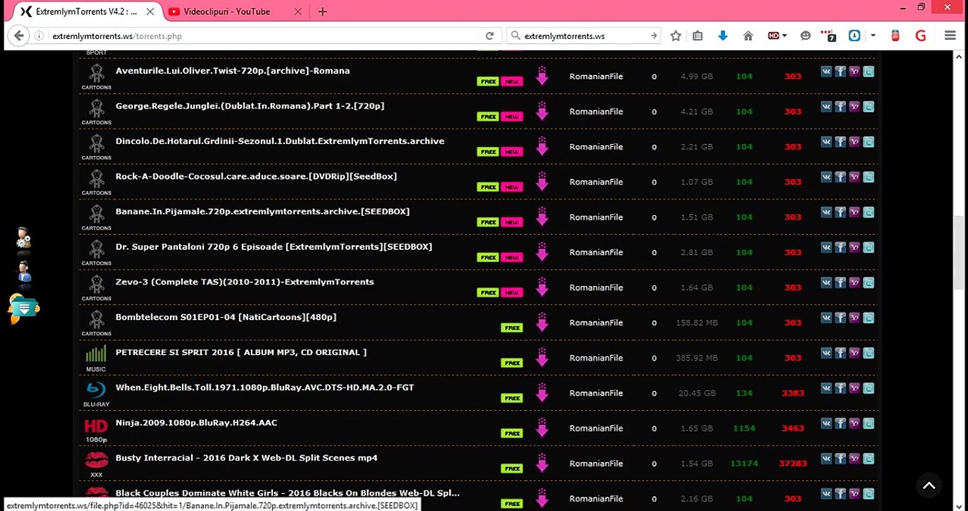 OLD ExtremlymTorrents 2009 Theme