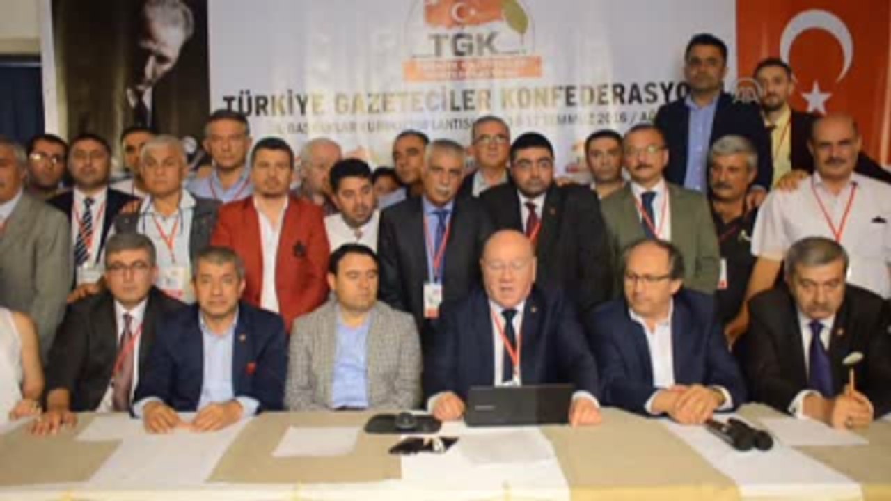 Türkiye Gazeteciler Konfederasyonu Darbe Girişimini Kınadı