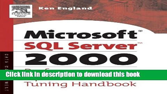 Download The Microsoft SQL Server 2000 Performance Optimization and Tuning Handbook PDF Free