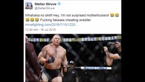 Brock Lesnar Doping Violation, Mark Hunt and UFC Fighters Reactions on Twitter