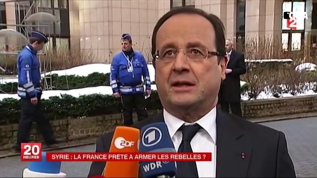 Quand François Hollande était fier d'armer les rebelles modérés syriens