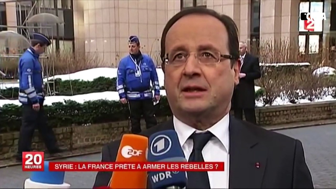Quand François Hollande était fier d'armer les rebelles "modérés" syriens