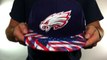 Eagles 'USA WAIVING-FLAG' Navy Fitted Hat by New Era