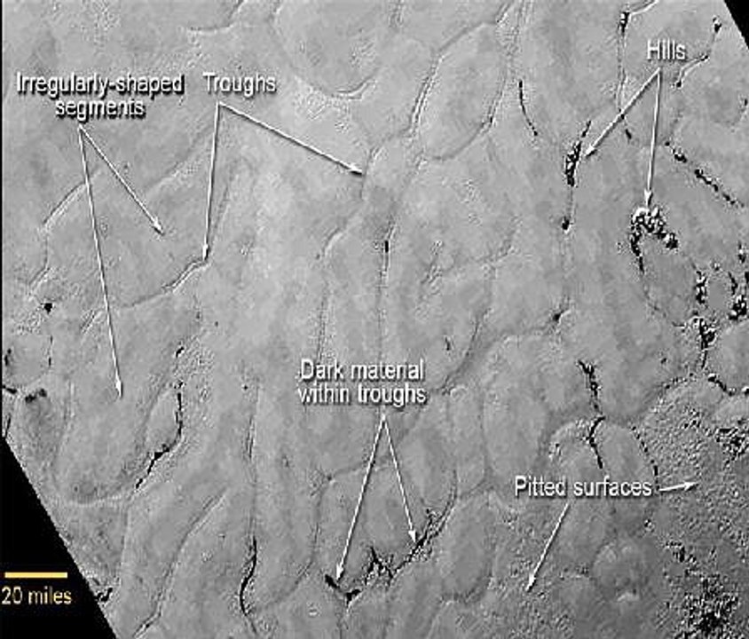 Pluto Icy Plains