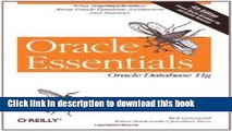 Download Oracle Essentials: Oracle Database 11g 4th (forth) edition  Ebook Free