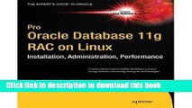 Download Pro Oracle Database 11g RAC on Linux  PDF Online