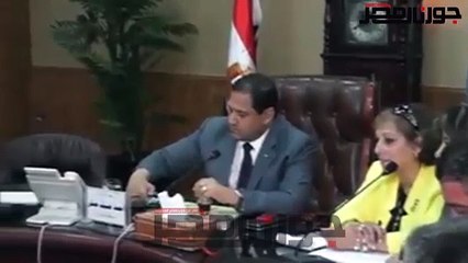 محافظ الغربية يناقش الموقف التنفيذى للمشروعات