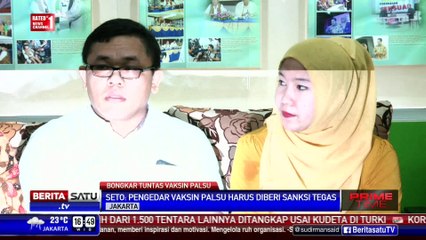 Seto Mulyadi: Hukum Mati Penyebar Vaksin Palsu