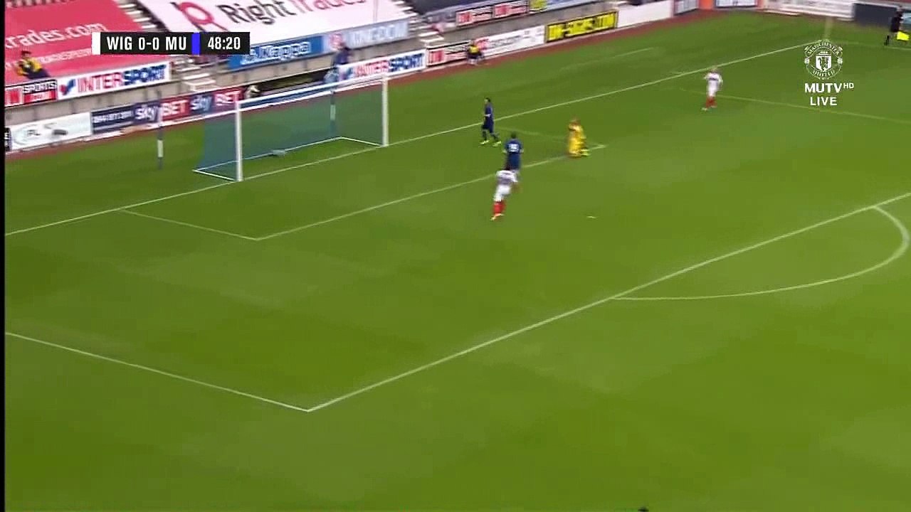 Wigan athletic Manchester united Goals