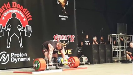 Levantou 500kg... bate record, mas quase morre em palco!