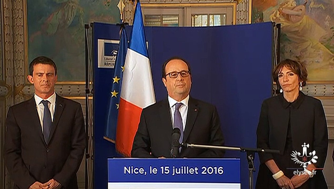 Déclaration du Président de la République à Nice