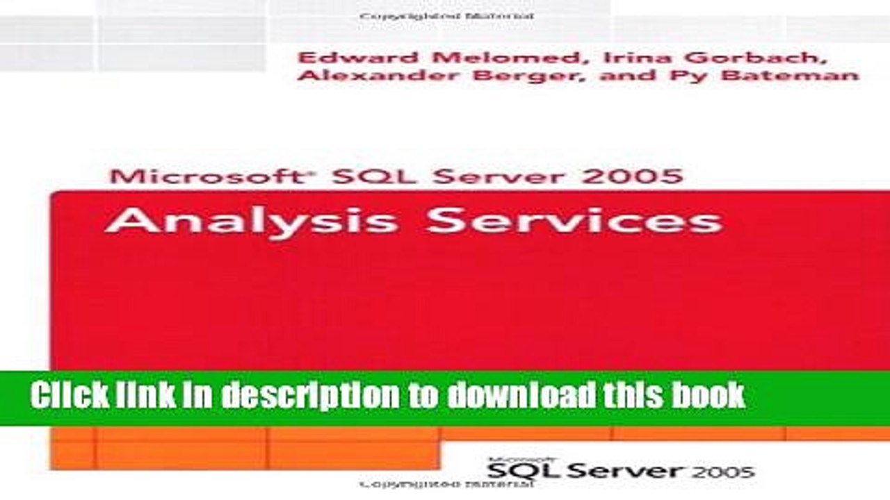 Download Microsoft SQL Server 2005 Analysis Services  PDF Free