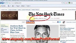 Mass Profit Formula Review - Special Discount - Get all upsells for 1$ here!