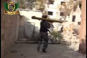 كتيبة المقداد بن عمرو تدمير دبابة بقاذف بي 29 في داريا