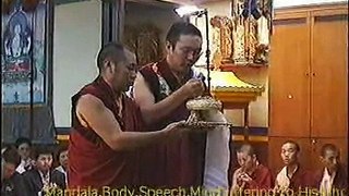 HH 17 Karmapa - Offering Mandala - Singapore 1999