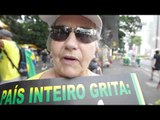 Manifestantes realizam protestos contra o governo na Avenida Paulista