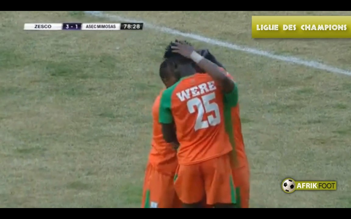 Zesco United vs ASEC Mimosas (3-1) - Ligue des champions