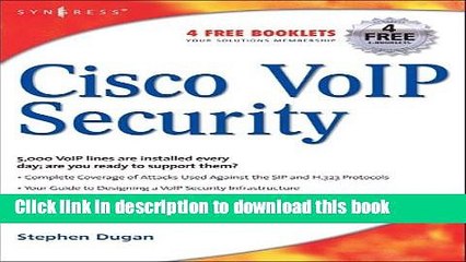 Download Cisco Voice Over IP Security  Ebook Online