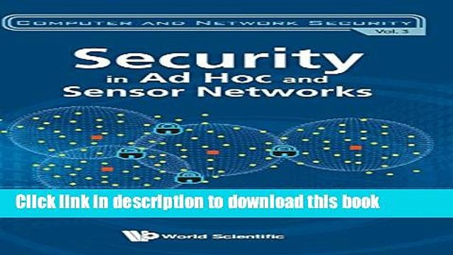 Read Security in Ad-hoc and Sensor Networks (Computer and Network Security) Ebook Free