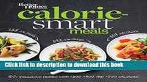 Read Better Homes and Gardens Calorie-Smart Meals: 150 Recipes for Delicious 300-, 400-, and