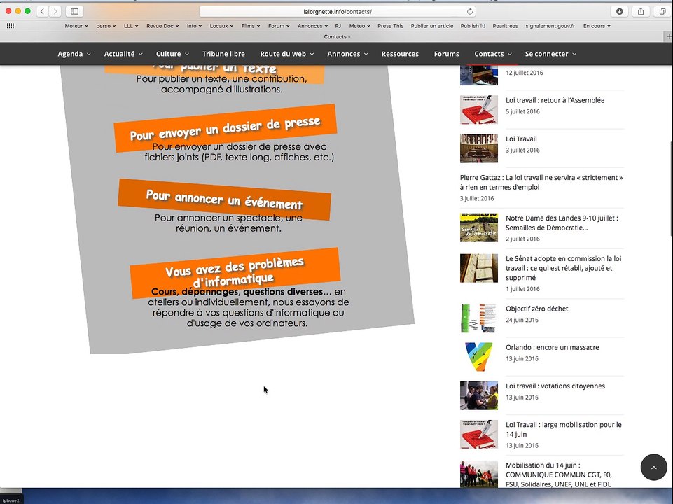 01 Inscription sur le site http://lalorgnette.info