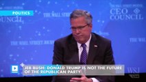 Jeb Bush: Donald Trump is not the future of the Republican Party