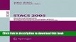 Read STACS 2005: 22nd Annual Symposium on Theoretical Aspects of Computer Science, Stuttgart,