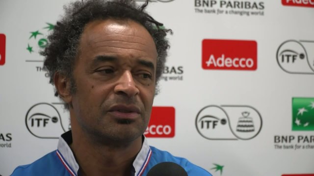 Tennis - Coupe Davis : Noah «Le plus dur c'est de tenir»