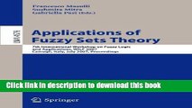 Read Applications of Fuzzy Sets Theory: 7th International Workshop on Fuzzy Logic and