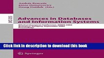 Read Advances in Databases and Information Systems: 8th East European Conference, ADBIS 2004,