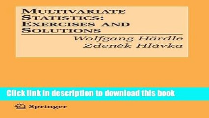 Master Multivariate Statistics with Free Exercises & Solutions 📘