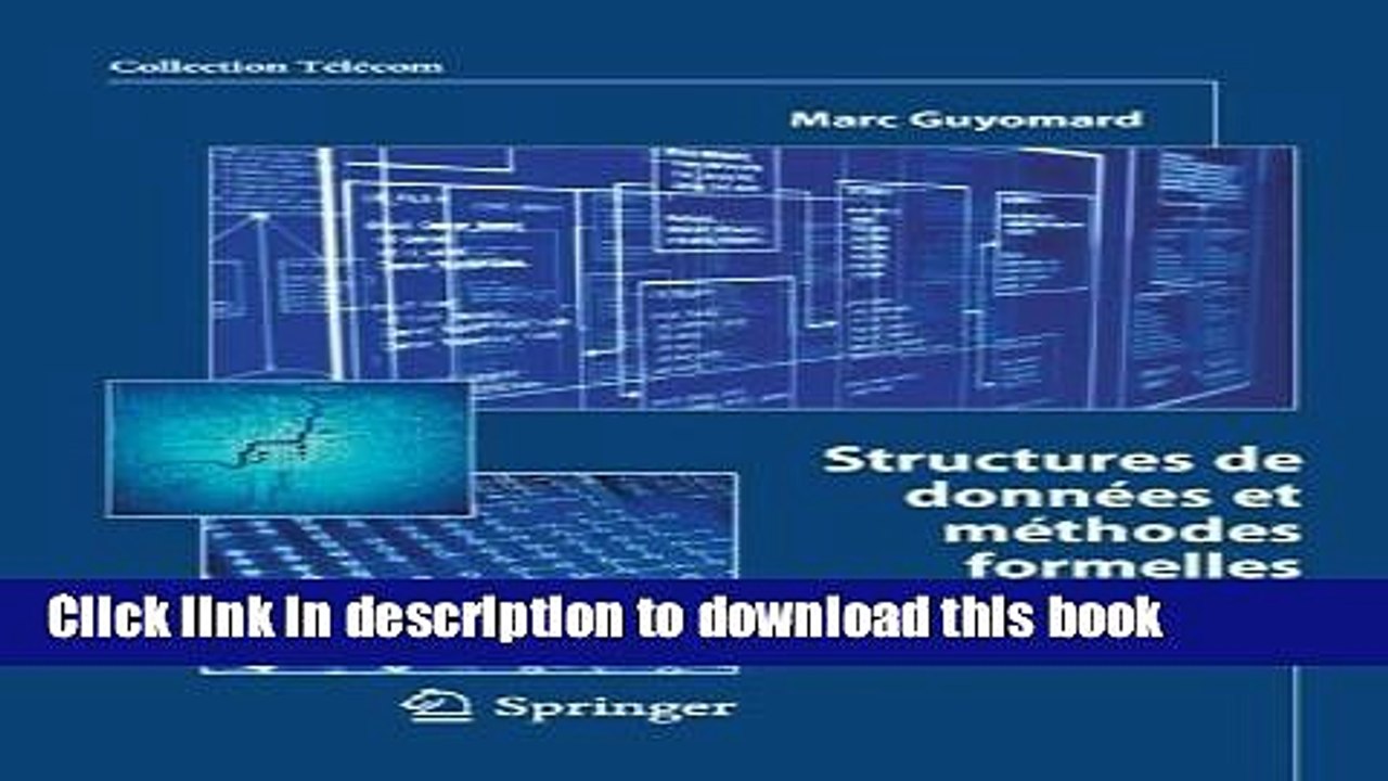 Read Structures de donnÃ©es et mÃ©thodes formelles (Collection TÃ©lÃ©com (ex-Collection technique
