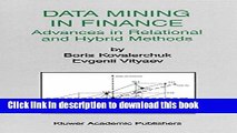 Read Data Mining in Finance: Advances in Relational and Hybrid Methods (The Springer International