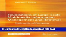 Read Foundations of Large-Scale Multimedia Information Management and Retrieval: Mathematics of
