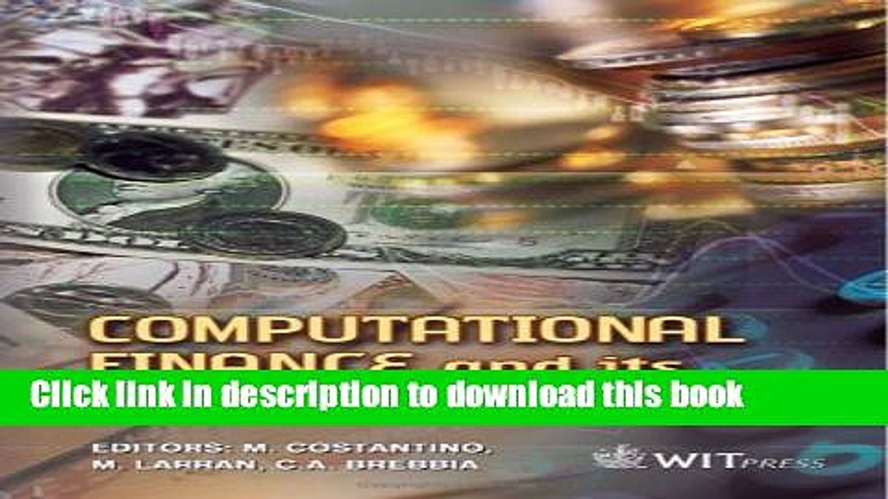Read Computational Finance and its Applications III (Wit Transactions on Information and