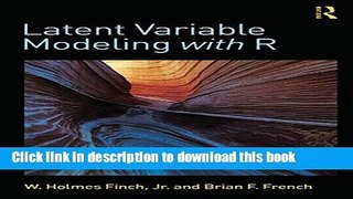 Read Book Latent Variable Modeling with R ebook textbooks