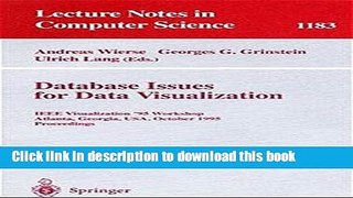 Read Database Issues for Data Visualization: IEEE Visualization  95 Workshop, Atlanta, Georgia,