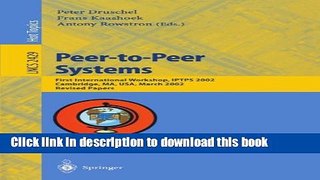 Download Peer-to-Peer Systems  PDF Free