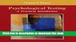 Read Book Psychological Testing: A Practical Introduction ebook textbooks