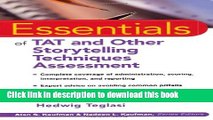Read Book Essentials of TAT and Other Storytelling Techniques Assessment (Essentials of