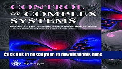 Read Control of Complex Systems  PDF Online