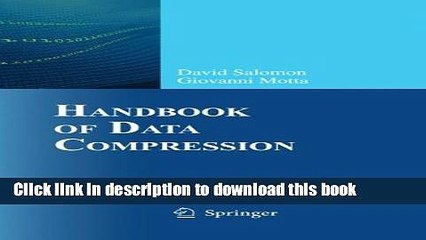 Read Handbook of Data Compression PDF Online