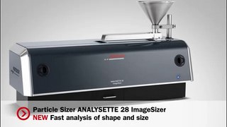 FRITSCH Particle Sizer ANALYSETTE 28 ImageSizer