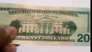 gambar WTC dan Pentagon yang di Bom pada Uang 20 Dollar Amerika