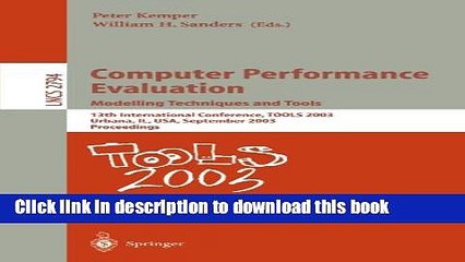 Read Computer Performance Evaluation. Modelling Techniques and Tools: 13th International