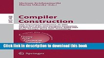 Read Compiler Construction: 16th International Conference, CC 2007, Held as Part of the Joint