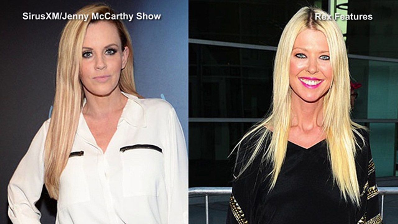 'Hope you stay married_' Tara Reid walks out on Jenny McCarthy