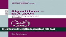 Read Algorithms -- ESA 2004: 12th Annual European Symposium, Bergen, Norway, September 14-17,