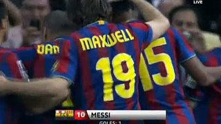 Real Madrid Vs Barcelona 0-2 All Goals - (10/4/2010) Messi&Pedro