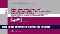 Read Management of Multimedia Networks and Services: 6th IFIP/IEEE International Conference, MMNS